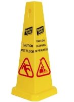 Wet Floor Cone 4 Sided