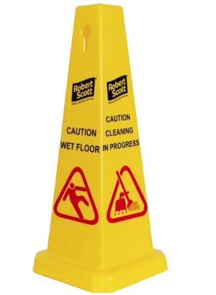 Wet Floor Cone 4 Sided