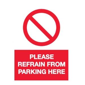 GS-1204-Please-Refreain-from-Parking-1-2