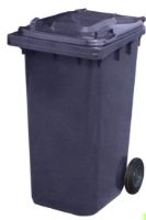 Wheelie Bin Dark Grey 240Ltr