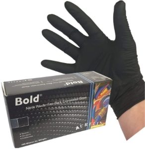 Supermax Aurelia Black Nitrile Gloves